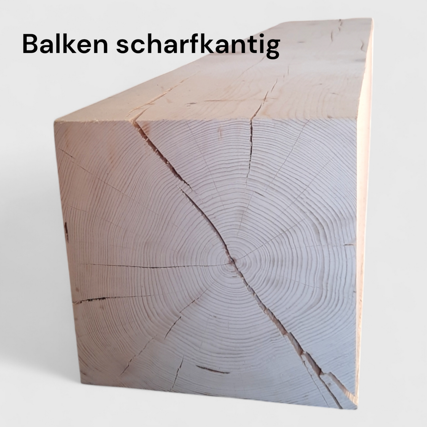 Balkenbank - stilvoller Holz-Sitzblock für Erwachsene (Indoor)