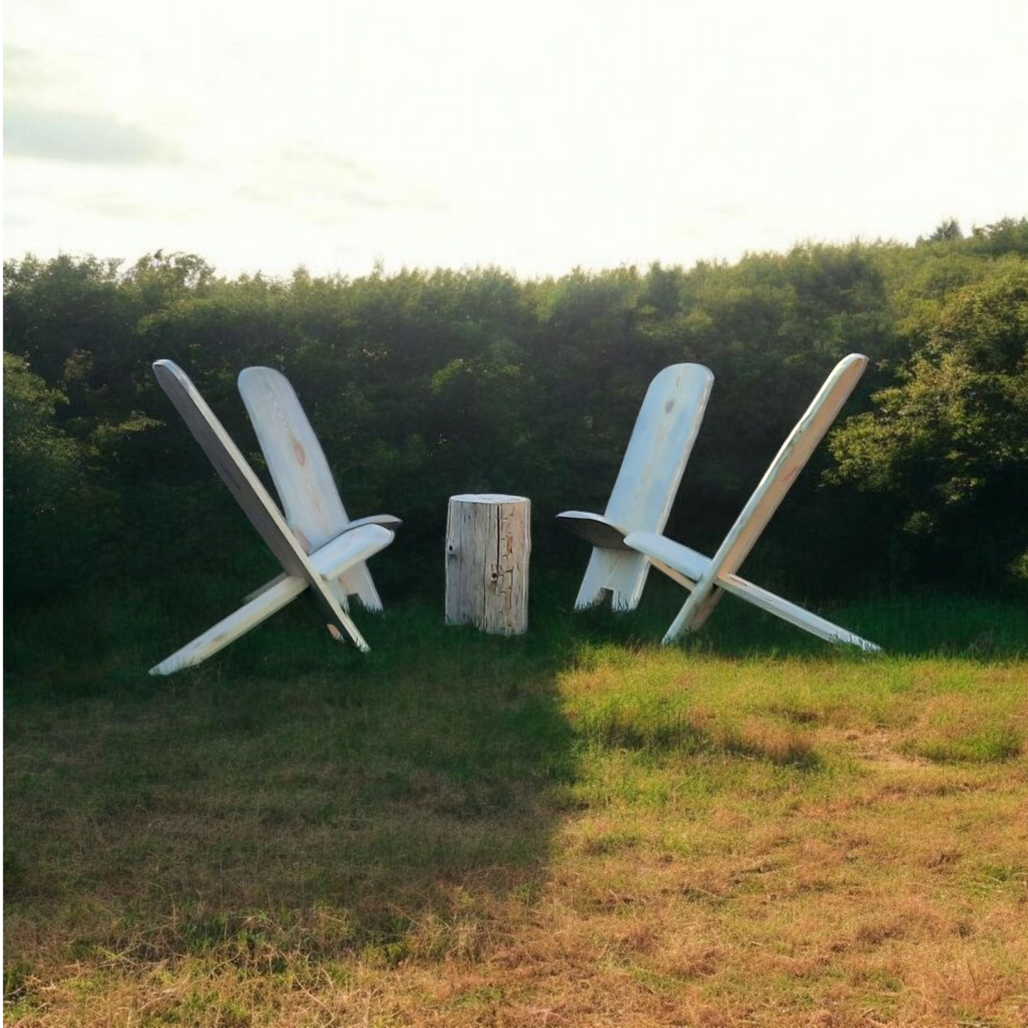 Wikingerstuhl (für Erwachsene) – Abenteuerlicher Sitzkomfort im rustikalen Design!