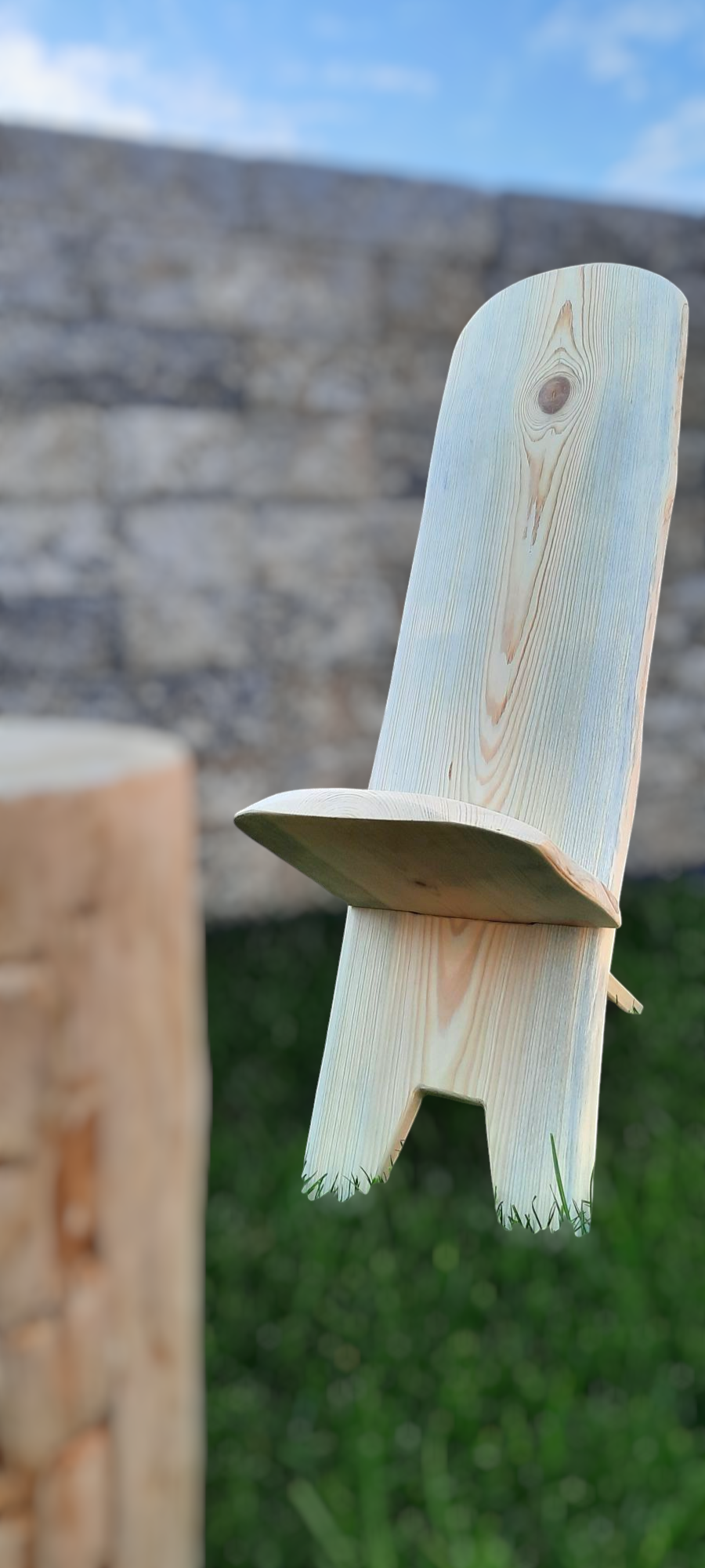 Wikingerstuhl (für Erwachsene) – Abenteuerlicher Sitzkomfort im rustikalen Design!