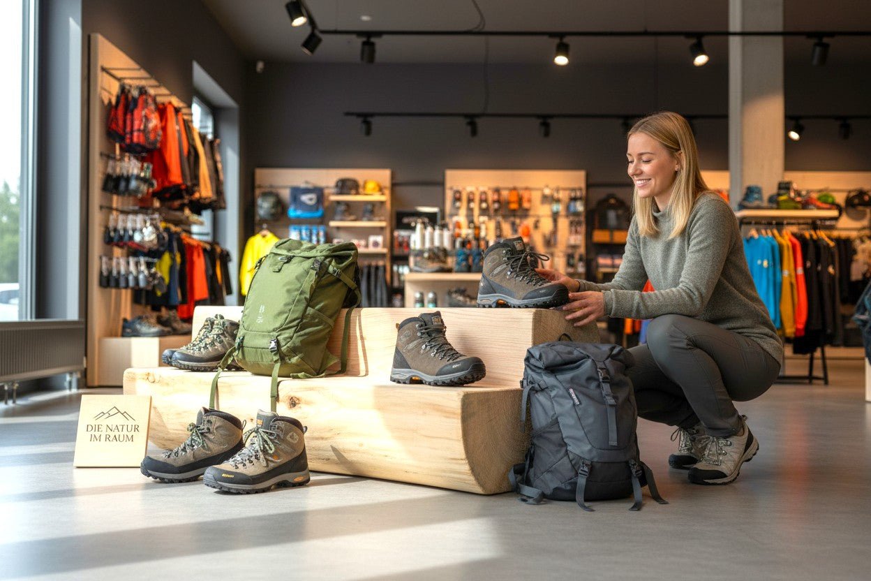 Baumstamm Warenpräsenter - stammschneiderei