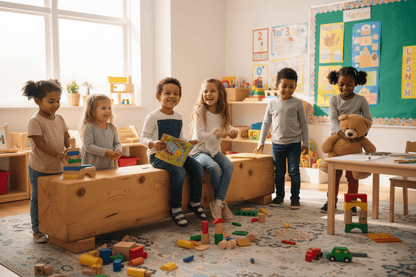 Kinder - Balkenbank - stammschneiderei