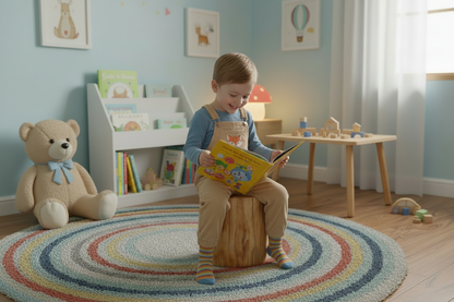 Kinder-Baumstammhocker