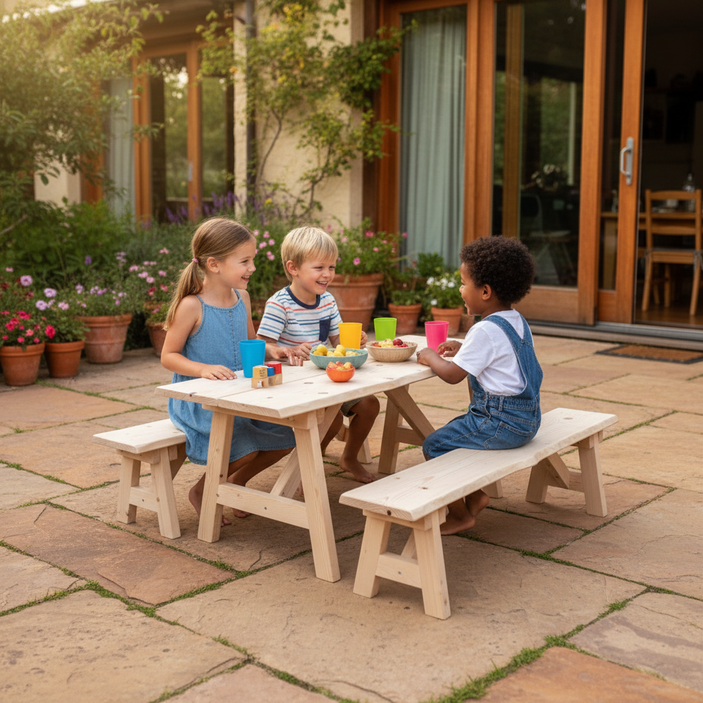 Kinder-Picknick-Sitzgruppe - die mitwächst!