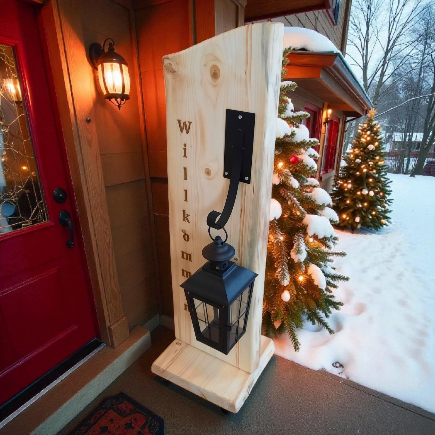 Adventsstehle, Holzaufsteller aus heimischen Fichten