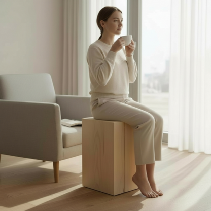 Holzblock - Hocker, Beistelltisch, Dekoelement, Sitzklotz, Holzklotz