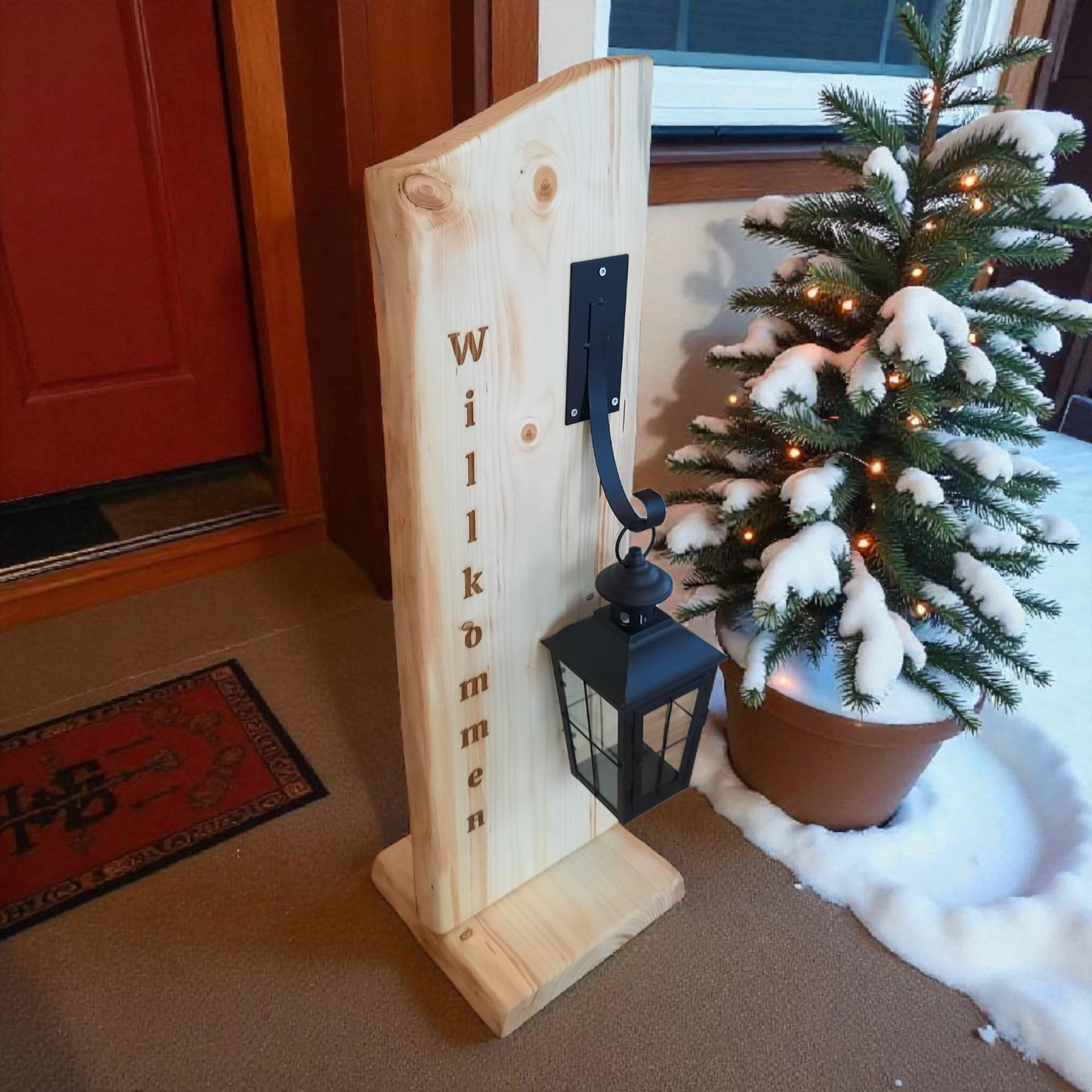 Adventsstehle, Holzaufsteller aus heimischen Fichten